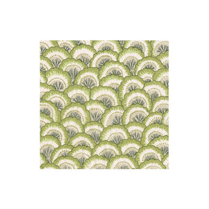 Pontchartrain Scallop Green Luncheon Napkins, 20 Count - Caspari