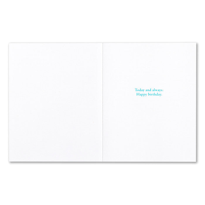"May you be blessed with everything..." Birthday Card - Positively Green