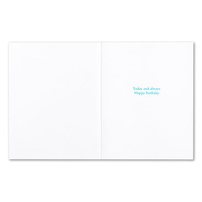 "May you be blessed with everything..." Birthday Card - Positively Green