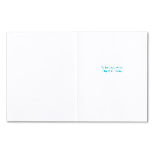 "May you be blessed with everything..." Birthday Card - Positively Green