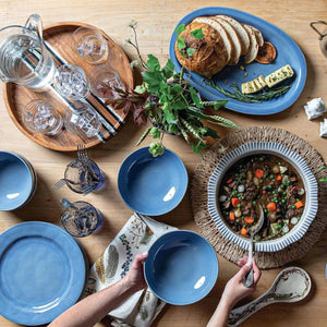 Juliska's Puro Chambray Dinnerware