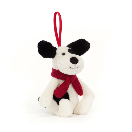 Bashful Puppy Ornament Decoration, Jellycat