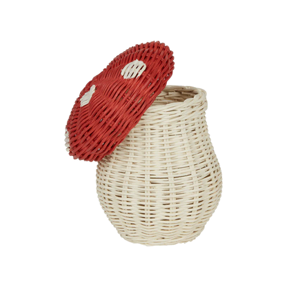 Red Porcini Mushroom Basket