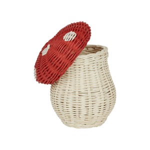 Red Porcini Mushroom Basket