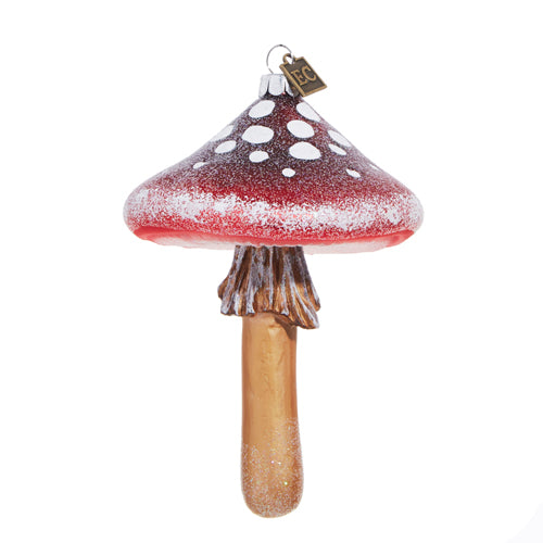 5" RED MUSHROOM ORNAMENT