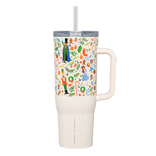 Nutcracker Cruiser 40oz., Corkcicle x Rifle Paper Co.