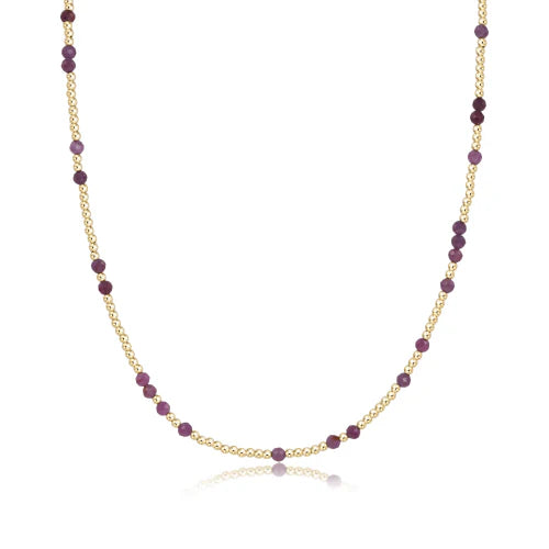 enewton 15" Choker Hope Unwritten Gemstone in Ruby