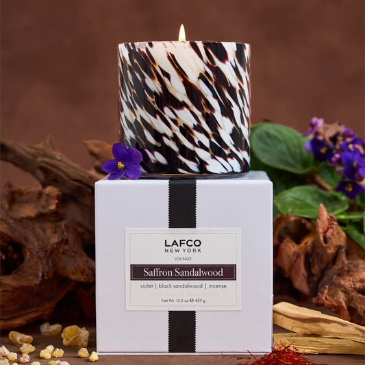 Safron Sandalwood 15.5 oz. Signature Candle, LAFCO
