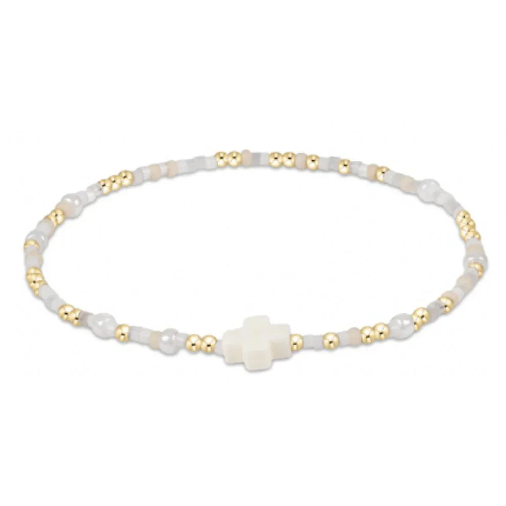 enewton Hope Unwritten Signature Cross Bracelet, Call Me On My Shellphone
