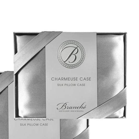 Branché Charmeuse Queen Case Silk Pillow Slip