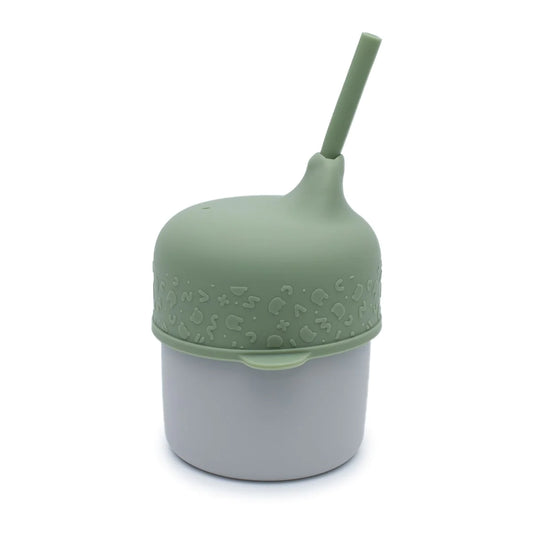 We Might Be Tiny Sippie Lid + Mini Straw Sage