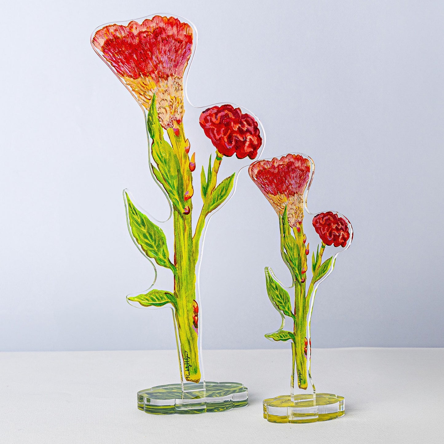 Cockscomb Small Acrylic Flower