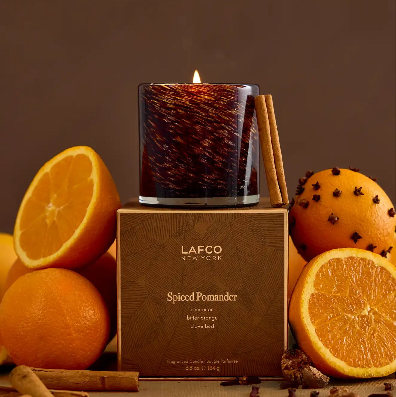 Spiced Pomander 6.5 oz. Classic Candle, LAFCO