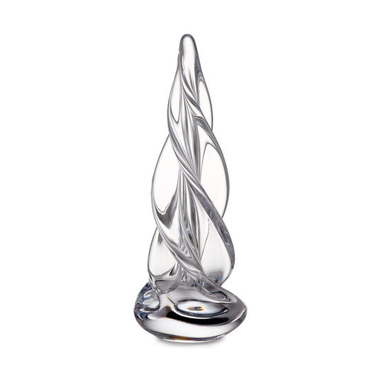 Simon Pearce Spiral Four-Sided Evergreen Tree, Gift Boxed