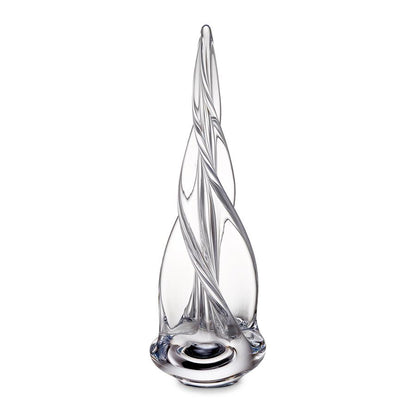 Simon Pearce Spiral Four-Sided Evergreen Tree, Gift Boxed