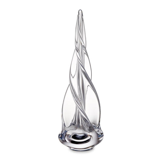 Simon Pearce Spiral Four-Sided Evergreen Tree, Gift Boxed