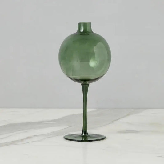 Wine Glass Shaped Flower Vase
