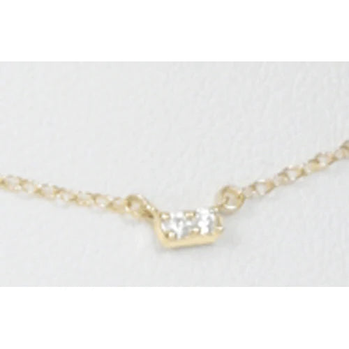 enewton 14kt Gold and Diamond Significance Bar Necklace-Two