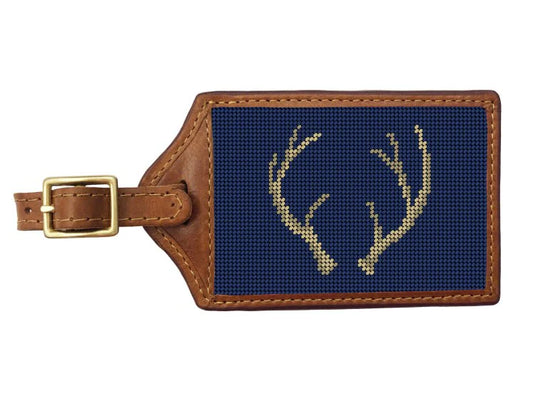 Steadfast Needlepoint Luggage Tag, Smathers & Branson x Anne Neilson