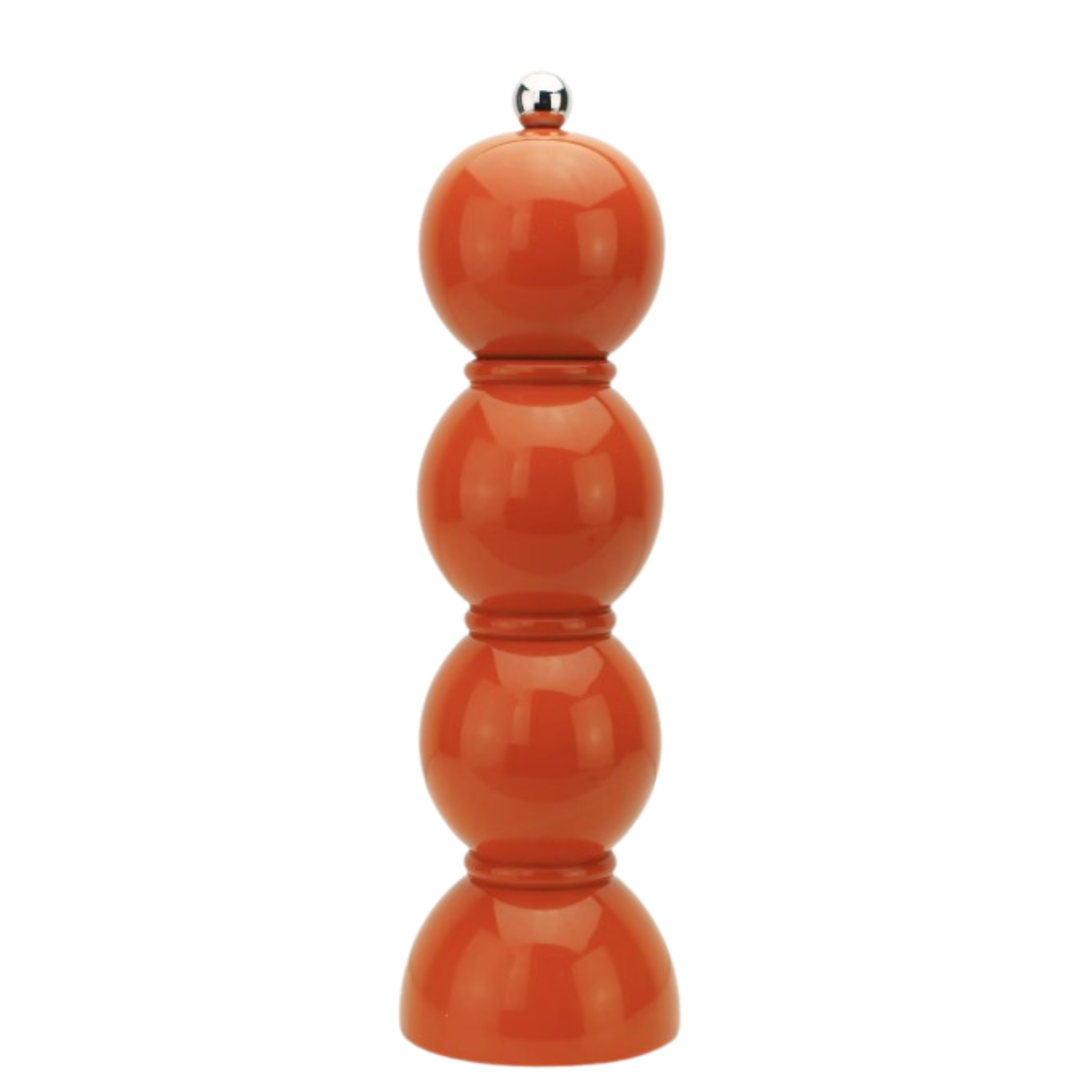 Nutmeg Orange Bobbin Salt or Pepper Mill