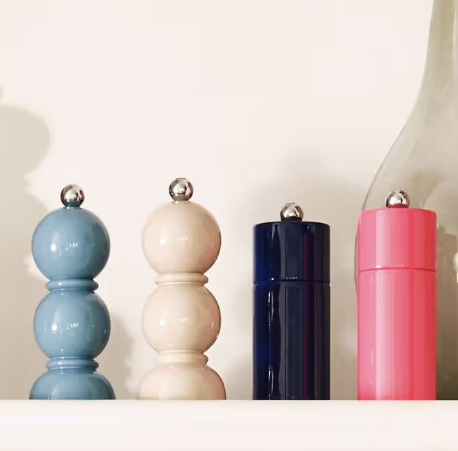 Chambray Blue Bobbin Salt or Pepper Mill