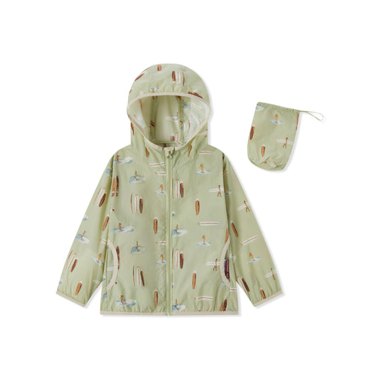 Summer Surf Sun Shield Windbreaker, 12-18M - Milkbarn
