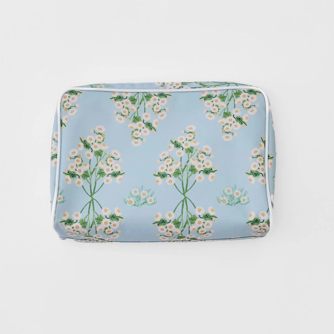 Patterned Toiletry Bag in Lulie Wallace's Suzanna