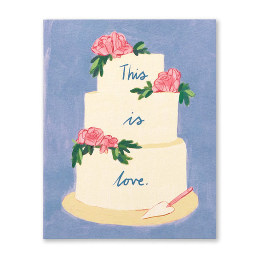 "This is love" Wedding Card