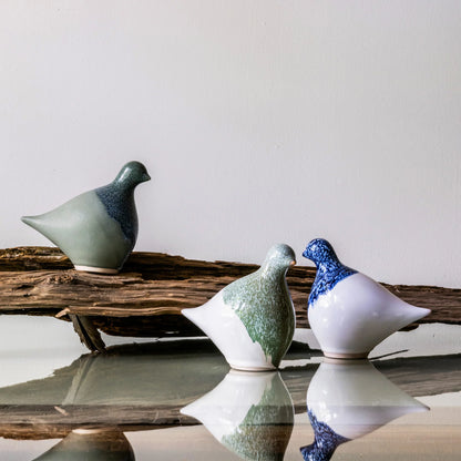 Simon Pearce Artisan Dove, Aquamarine