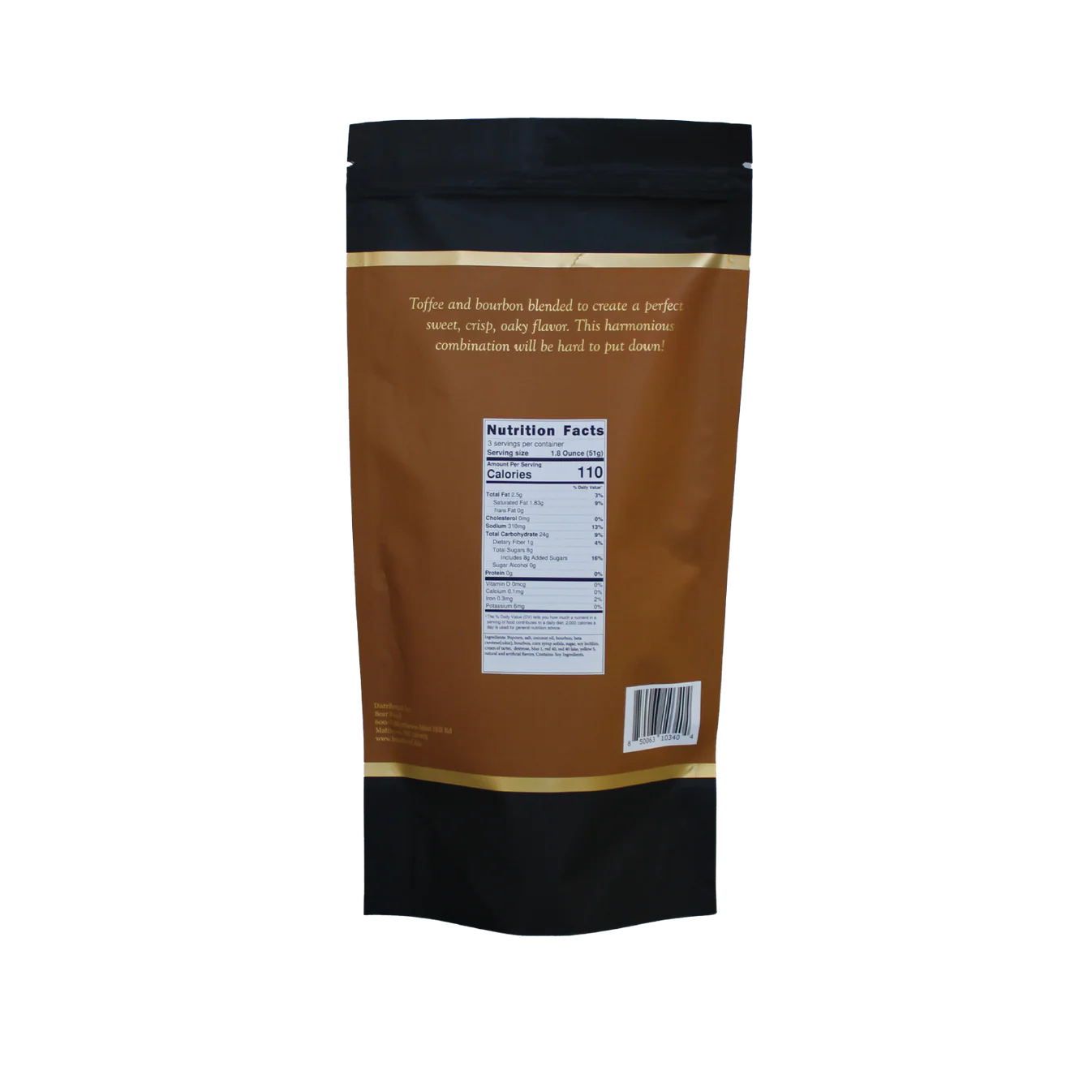 Bear Food Bourbon Toffee Popcorn