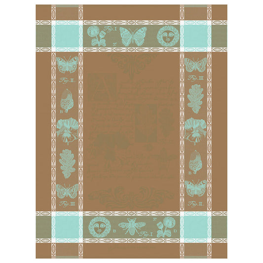 Le Jacquard Francais Botanique Blue Tea Towel