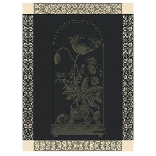 Le Jacquard Curiosites Animale Green Tea Towel
