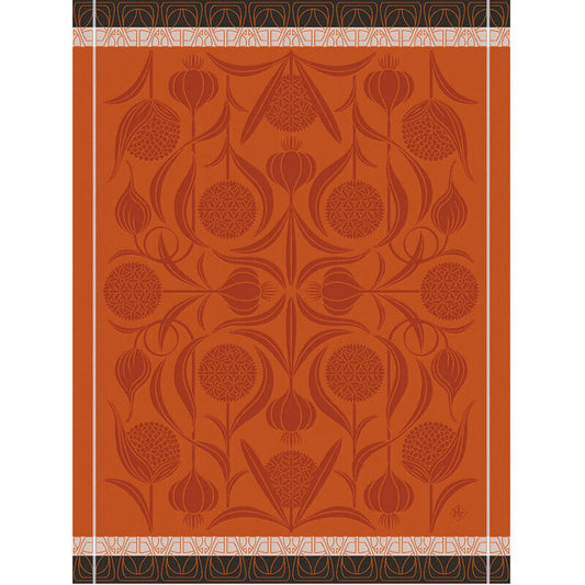 Le Jacquard L'Ail Orange Tea Towel