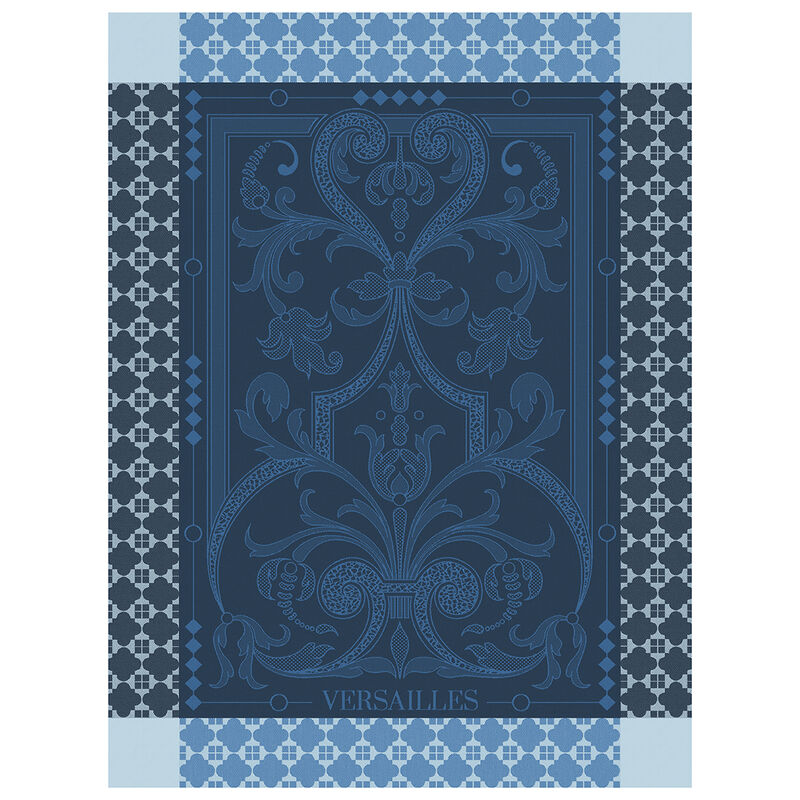 Le Jacquard Jardin Versailles Light Blue Tea Towel