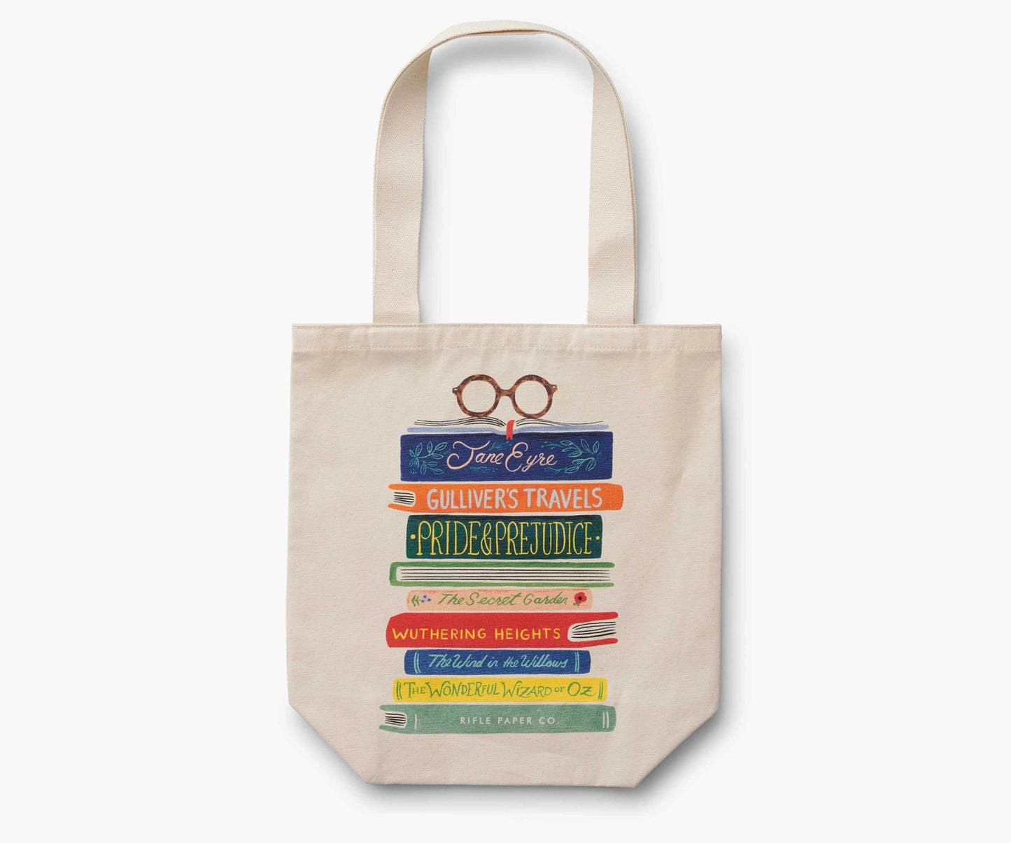 Rifle Paper Co. Book Club Canvas Tote Bag