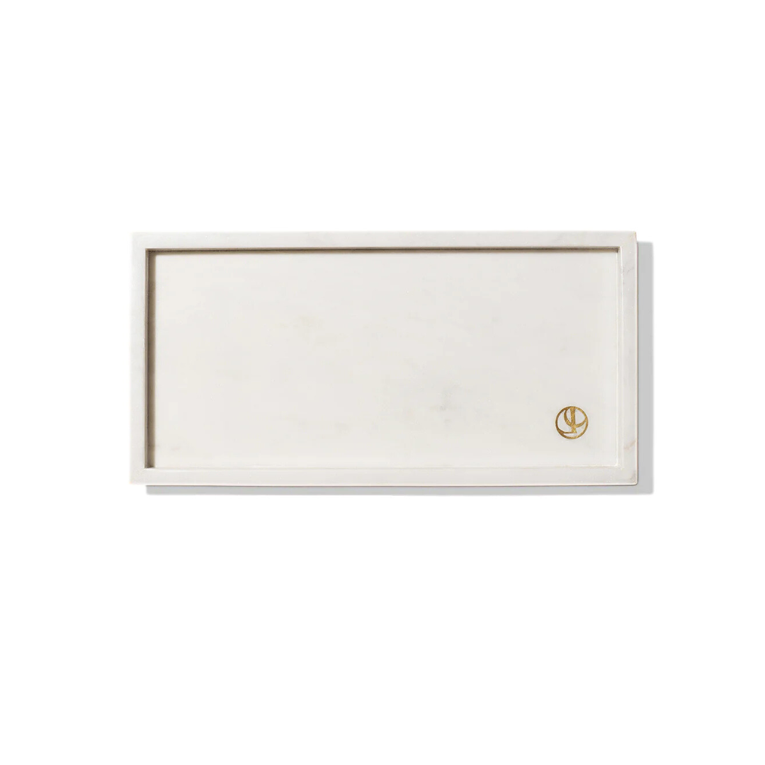 L'Avant Collective Lux White Marble Tray