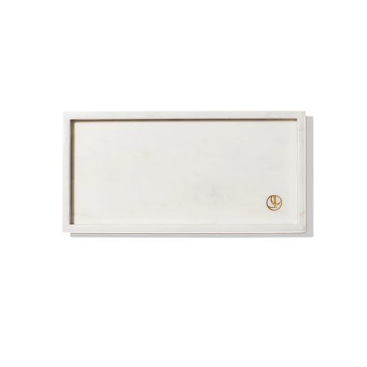 L'Avant Collective Lux White Marble Tray