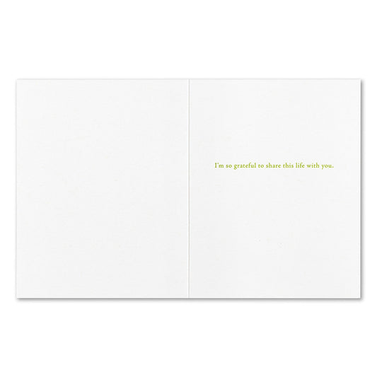 "We're branches of the same tree" Love Card