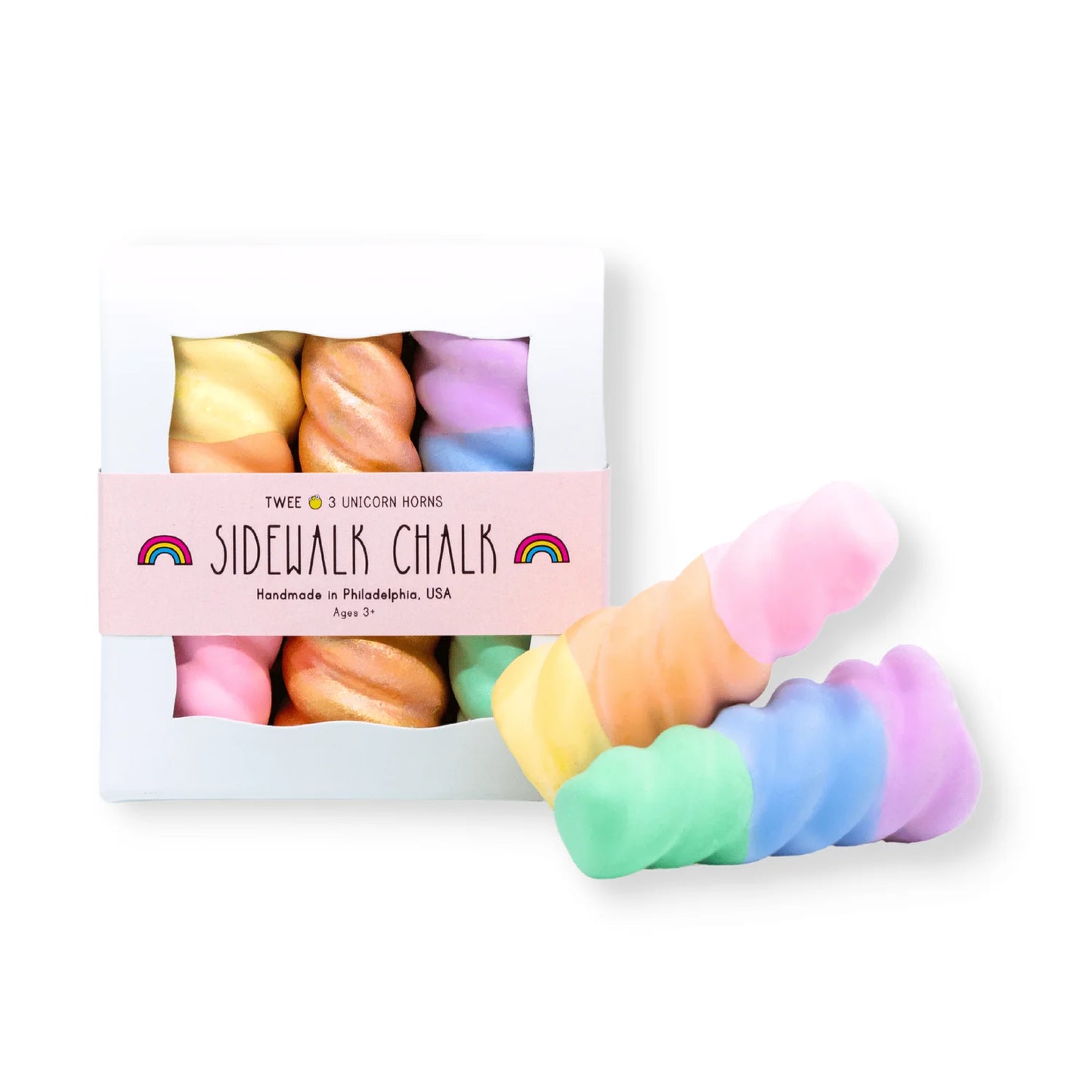 TWEE Unicorn Horn Handmade Sidewalk Chalk