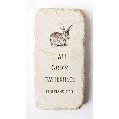 Twelve Stone Art Half Block Bunny (Ephesians 2:10)