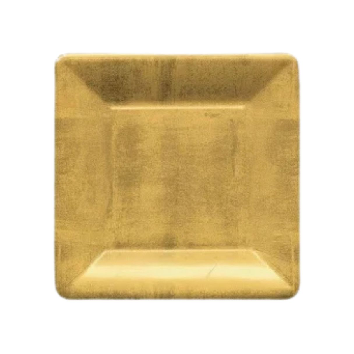 Gold Leaf Square Salad/Dessert Plates