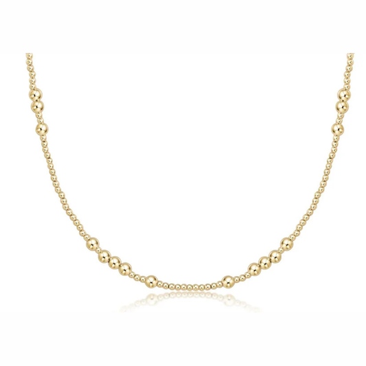 enewton 15" Choker Hope Unwritten 4mm Gold Necklace
