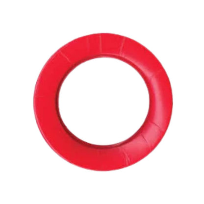 Linen Red Round Dinner Plates