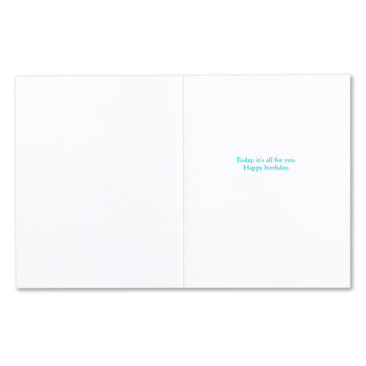 "Catch the beauty of the moment" Birthday Card - Positively Green
