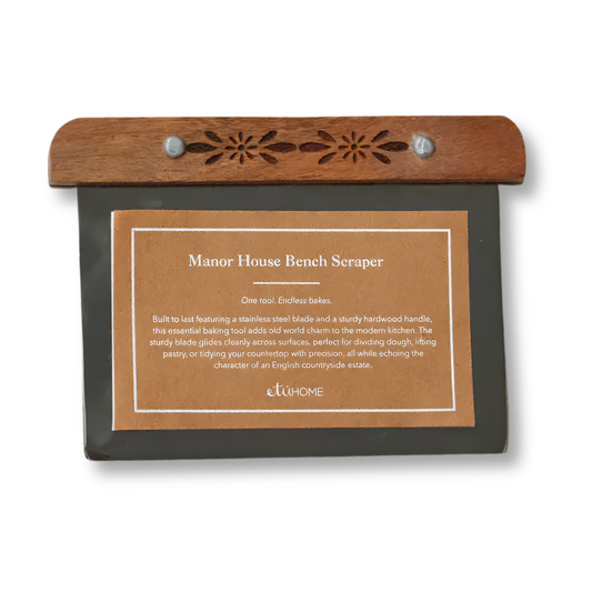 Bench Scraper Wood Handle