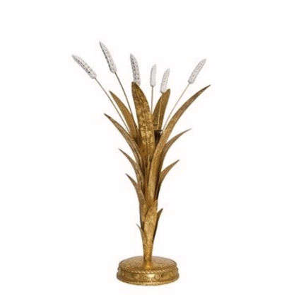 Juliska Forest Walk Gold Wheat Candlestick Holder