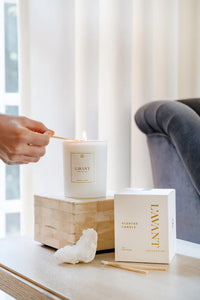 L'Avant Fresh Linen Candle in White