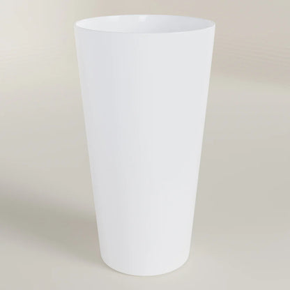 Acrylic Pint Glass White