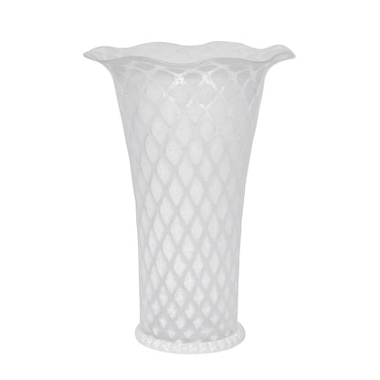 Juliska Trellis White 9" Flared Vase