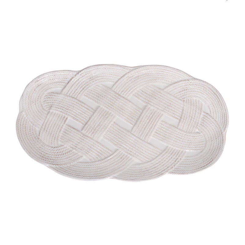 Juliska Le Panier Mystic Knot in Whitewash